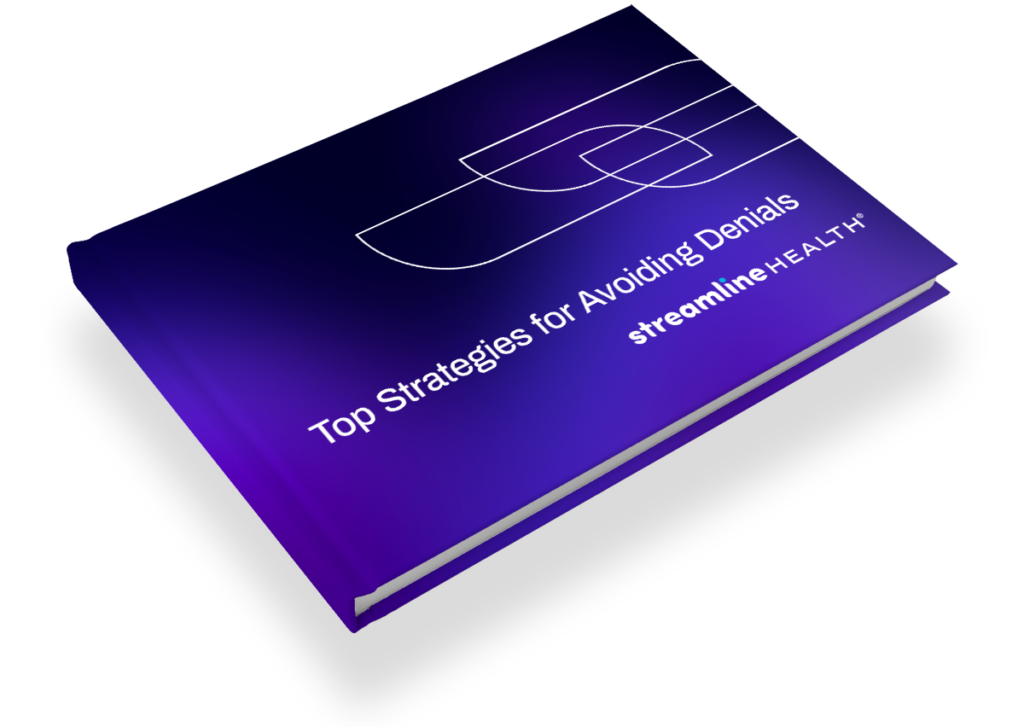 Top Strategies for Avoiding Denials Ebook Cover